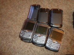 (LOT OF 136) Blackberry Bold Curve Cell Phones