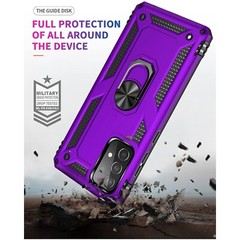 For Samsung Galaxy A52 5G Case w/ Kickstand and Military-Grade Shockproof Cover