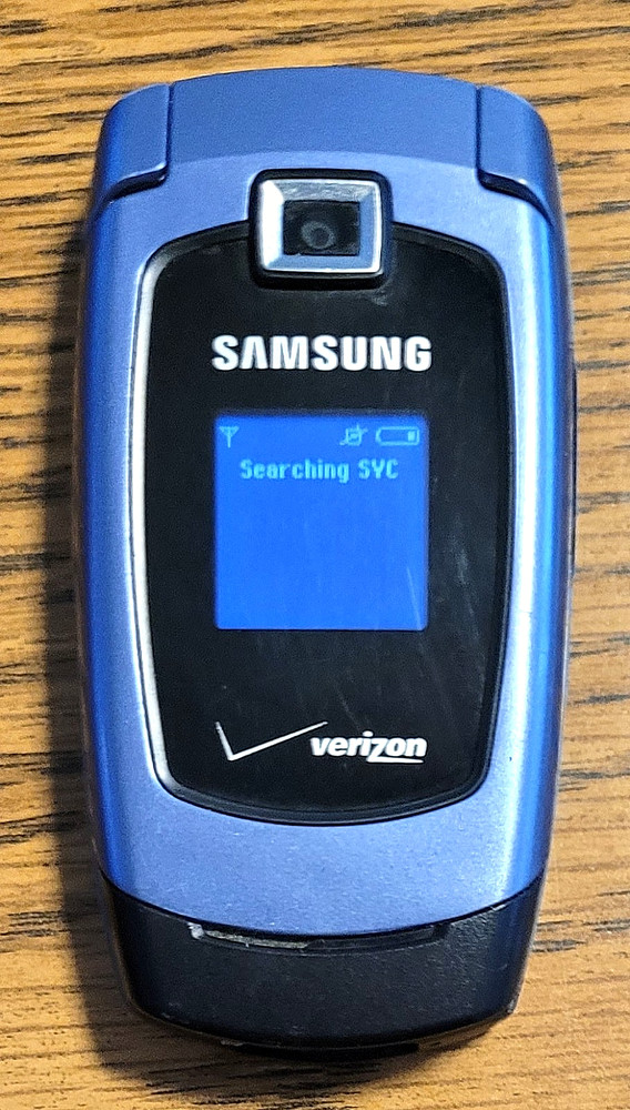 Samsung Snap SCH-U340 – Blue and Black ( Verizon ) Cellular Flip Phone