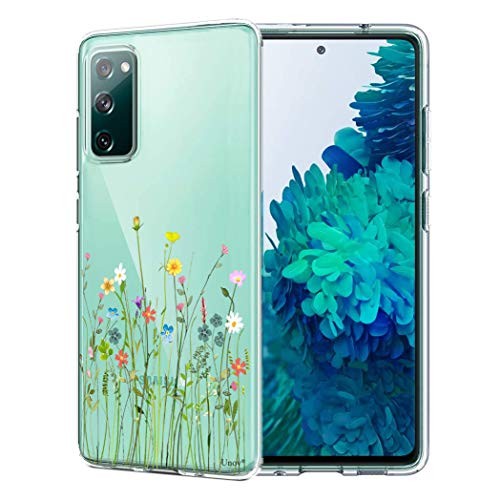 Flower Bouquet Clear Cell Phone Case for Samsung Galaxy S20 FE, Slim TPU Cover