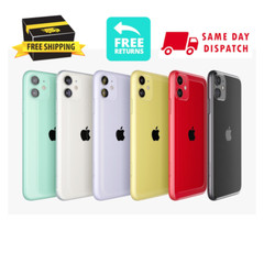 Apple iPhone 11 128-64GB Fully Unlocked Att Verizon GSM/CDMA LTE -Yellow Green