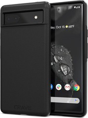 Dual Guard for Google Pixel 6a Case, Shockproof Protection Dual Layer Case – Bla