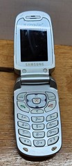 Samsung SGH-X497 Vintage Cell Phone Flip Phone Parts Only