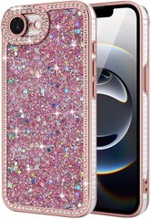 iPhone 17e/16e Case Glitter, Luxury Shiny Bling Sparkly Phone Cover for Women Gi