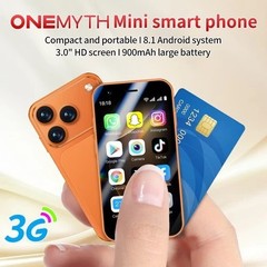 Unlocked Global 3G mini 3.0-inch touchscreen Smartphone Android 8.0 Phone Orange