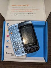 Pantech Swift P6020 – Blue ( AT&T ) USED with Box