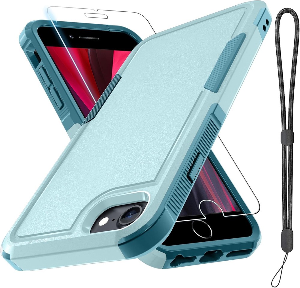 Case for iPhone 8/7/SE 2022 2020, Military Grade Heavy Duty Shockproof Cover, Mi