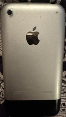 Apple iPhone 1st Gen 16 GB Silver (AT&T) A1203 Fast Ship Good Used Broken Pixels