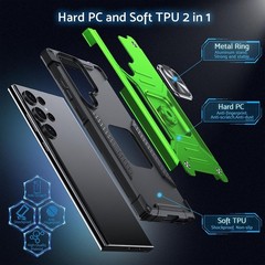 Military Grade Shockproof Phone Case & Kickstand for Samsung Galaxy S24 Ultra