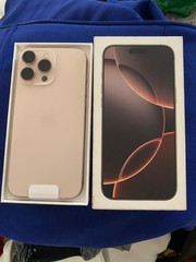 Apple iPhone 16 Pro Max – 256 GB – Desert Titanium (Unlocked)
