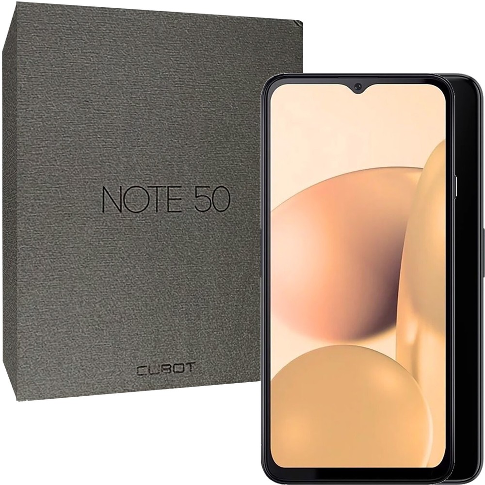 Cubot Note 50 4G/LTE Black 256GB + 8GB Dual-Sim Factory Unlocked GSM NEW