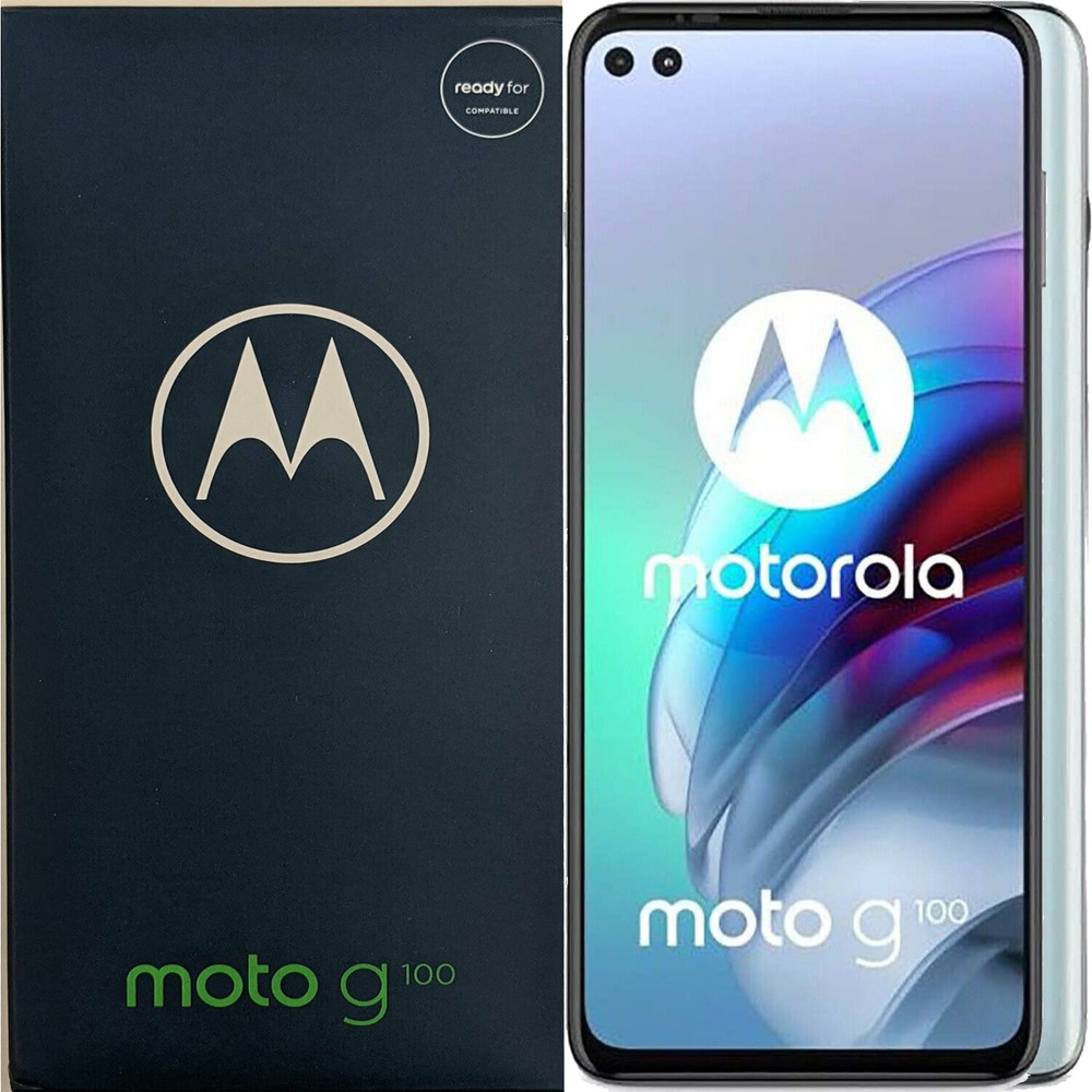 BNIB Motorola Moto G100 DUAL SIM 128GB+8GB Iridescent Sky Unlocked 5G GSM