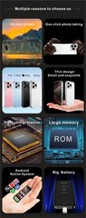 4G MINI Smart Phone Android 4″ 4+64GB LTE Network Cellphone HD Screen Unlock