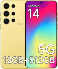 E24 Ultra Unlocked Phones with 5000Mah Battery,Android 14 Mobile Phone,Snapdrago