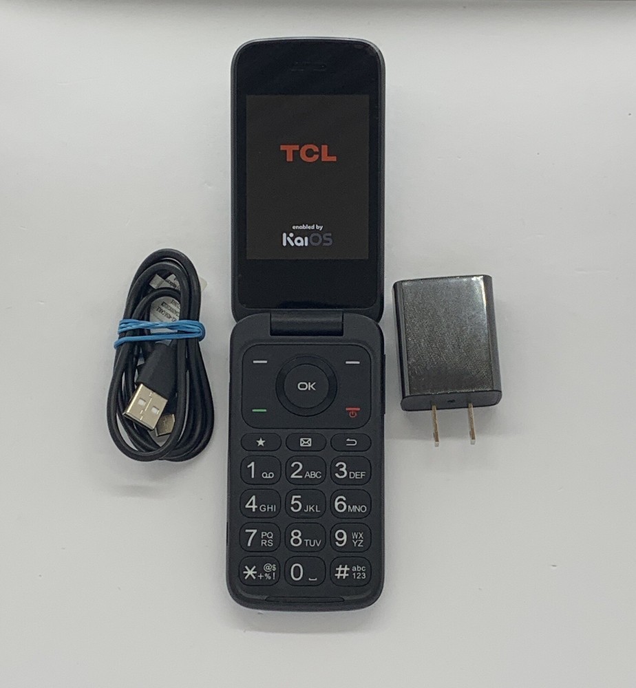 TCL Flip Pro 4GB (Black) Verizon 4G LTE Prepaid Flip Phone Excellent Condition