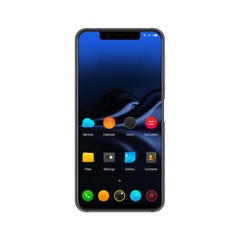smartphone glofiish Notch screen 5.85″ Android 8.1, facelock, fingerprint, 2SIM