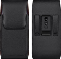 Leather Cell Phone Holster with Belt Clip Strong Magnetic Closure for Samsung Ga