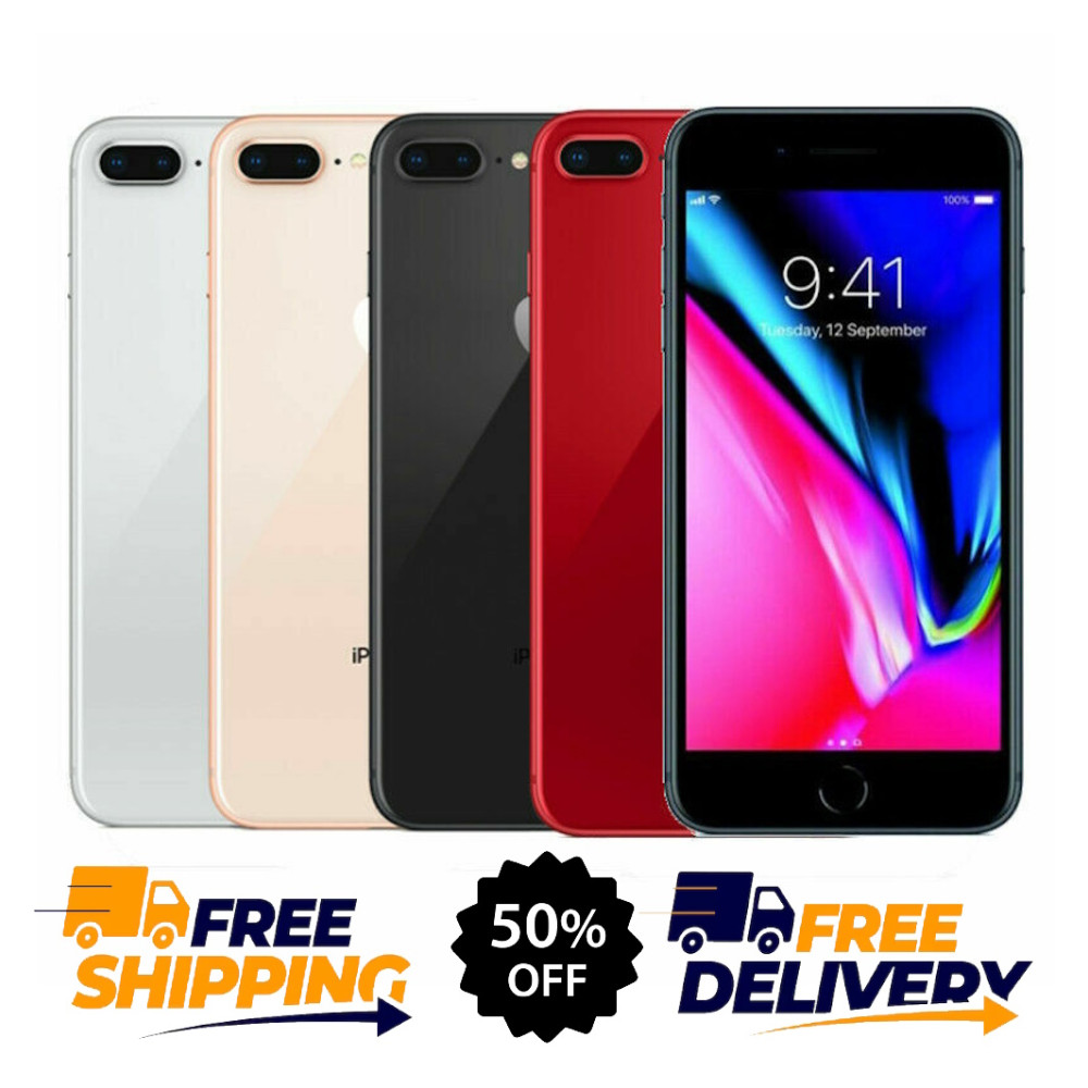 Apple iPhone 8 Plus – 64GB Fully Unlocked Verizon Att iOS 4G LTE