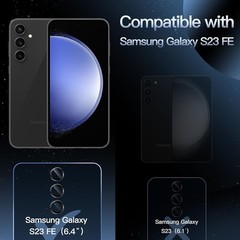 6.4-Inch Camera Lens Protector for Samsung Galaxy S23 FE, 9H Tempered Glass, 1 S