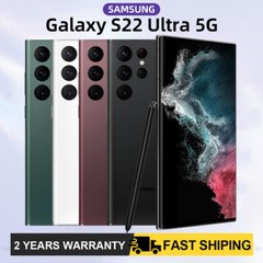 New Samsung Galaxy S22 Ultra 5G Unlocked 512 256GB Fast Shipping 2 YEAR WARRANTY