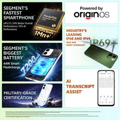 vivo T5x 5G (Green, 128 GB 8GB RAM) Dimensity 7400-Turbo 6.76″ Global Version