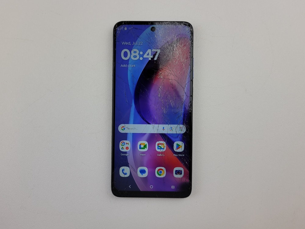 Motorola moto e15 (XT2523-8) 64GB (GSM Unlocked) Dual SIM – CRACKED – H8466