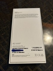 Apple iPhone 128GB A2649 MPUX3LL/A Retail Box (JUST THE BOX)