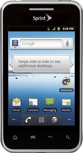 LG – Optimus Elite Cell Phone – Titan Silver (Sprint) New, Sealed LG696KIT