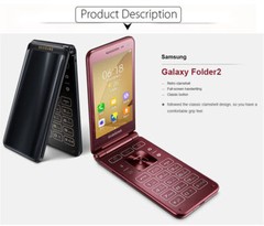 Samsung Galaxy Folder 2 SM-G1650 Android Dual SIM 4G LTE Flip Phone OPEN BOX