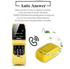 Unlocked J9 Mini Filp Dialer Cellphone GSM Mobile Card Phones FM Radio BT 3.0