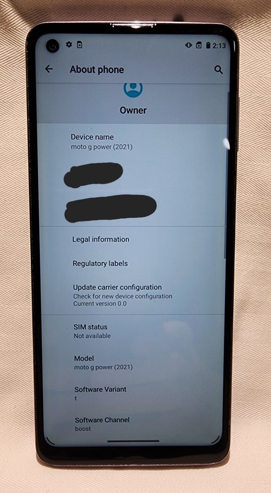Moto G Power – 64 GB – Gray