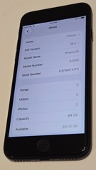 Apple iPhone SE 3rd. Gen. 64GB (Black) Unlocked