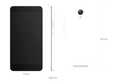 Original Xiaomi Redmi Note 2 Prime MTK X10 MIUI Octa Core LTE 4G 2GB Phone