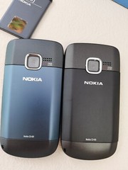 Nokia C Series C3-00 – Navy Blue / Gray unlocked full functional Cellular Phone