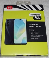 Samsung Galaxy A16 5G Straight Talk 128GB Blue Black NEW