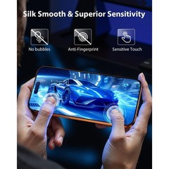 For iPhone 17 Pro Max 6.9″, 3 Pack Screen Protector & Anti-Scratch, Bubble Free