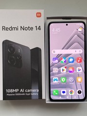 Xiaomi Redmi Note 14 5G Unlocked 8G +256GB 6.67″ 108MP Cell Phone Tested-NEW