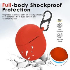 Soft Silicone Case Cover for Google Pixel Buds Pro 2 (2024) & Pro (2022) – Red