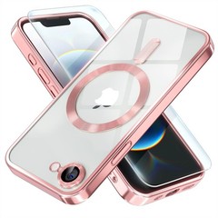 Magnetic for iPhone 17e / 16e Case [Never Yellowing] Full Camera Lens Protector