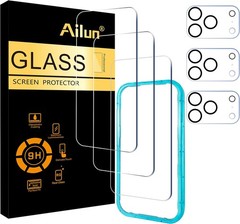 3 Pack Screen Protector for iPhone 17 Pro [6.3 inch] + Camera Lens Protector