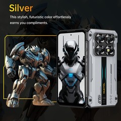 OUKITEL WP60 Rugged Smartphone 5G 10000mAh Android 15 Phone 7.2 in 36GB+512GB