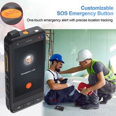 4G LTE 4.0 in Android 15 Rugged Smartphone Outdoors Builder Dual SIM UNIWA F400