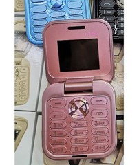 2024 New Mini Flip Mobile Phone 2 SIM Card Small Display Foldable Cell Phone