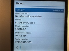 Blackberry Classic Q20 16gb AT&T Works Excellent