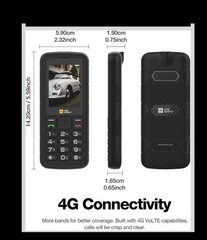 AGM M9 Rugged Feature Phone, 4G Basic Cell Phone (T-MOBILE Carrier Needed)