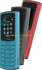 Nokia 105 4G Dual Sim Mobile Phone (Unlocked) Black Blue 1.8″ 1020mAh Original