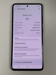Samsung Galaxy A51 SM-S515DL (TracFone) 128GB Black 6.5” Display-B GRADE