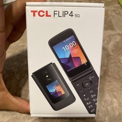 @ Metro TCL T440W Flip4 (Flip 4) 5G 32GB Gray Flip Phone Metro Only for parts