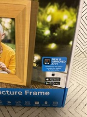 🎙️ Polaroid 8″ WiFi Digital Natural Oak Wood Frame Photo Frame! 🆕