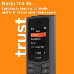 Original Nokia 105 4G Black Red Blue Dual SIM Unlocked classic phone New Sealed
